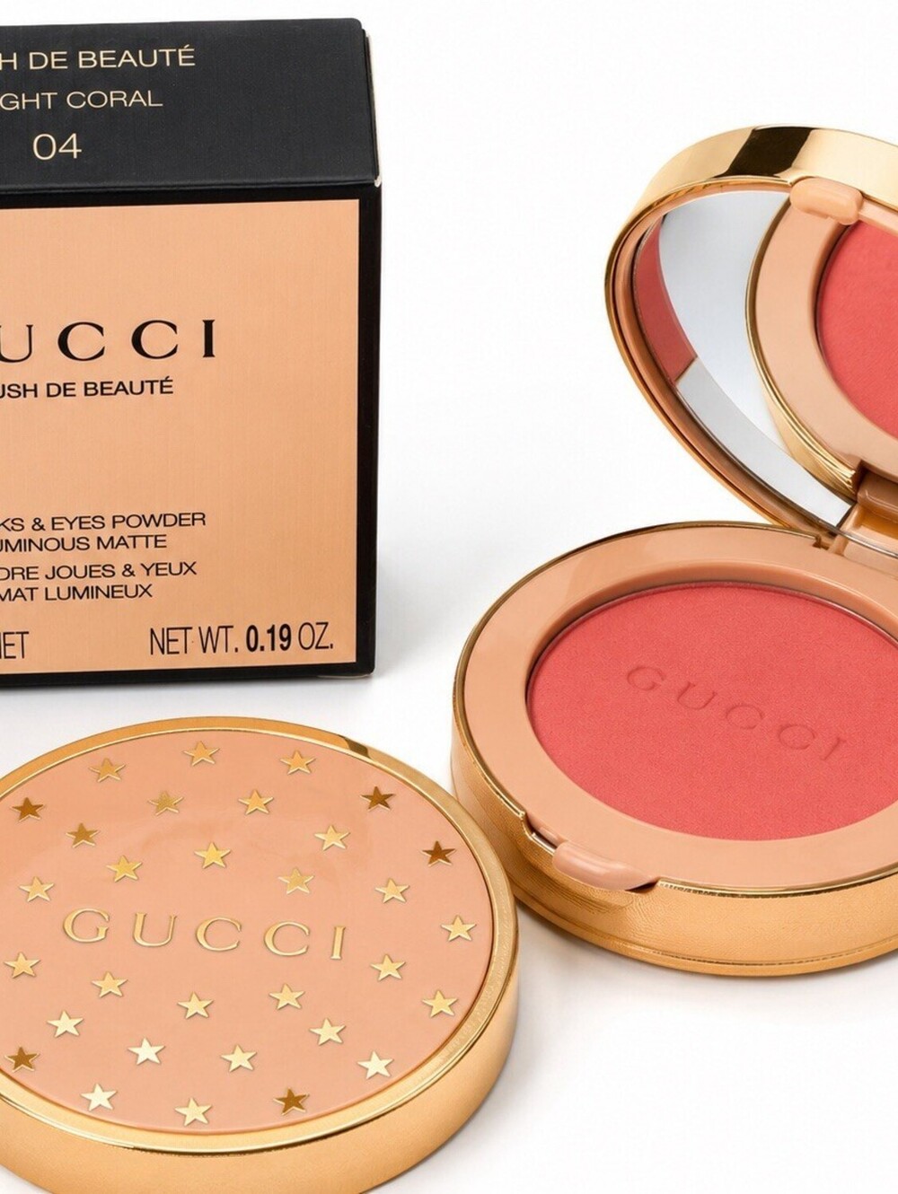 Gucci Blush de Beauté Cheeks & Eyes Powder 04 Bright Coral 5.5g